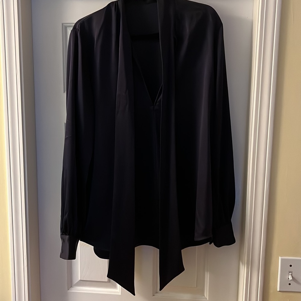 BABATON midnight blue blouse